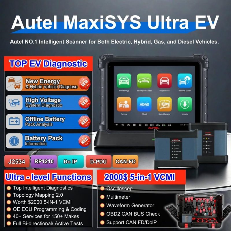 Диагностический сканер Autel MS909