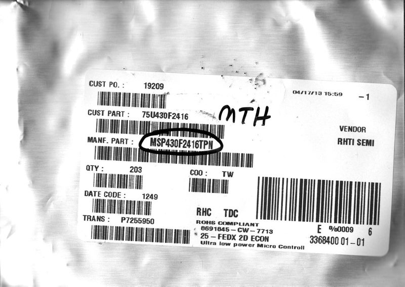 Микросхема MSP430F2416TPN