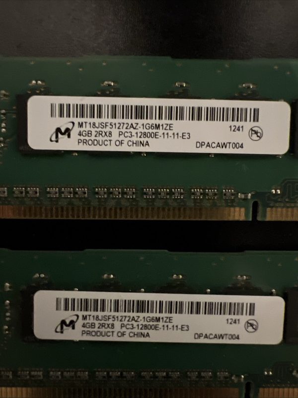 Модуль памяти HPE MT18JSF51272AZ-1G6M1ZE