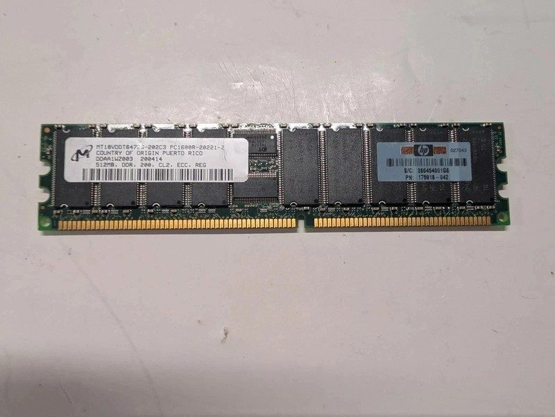 Модуль памяти HPE MT18VDDT6472G