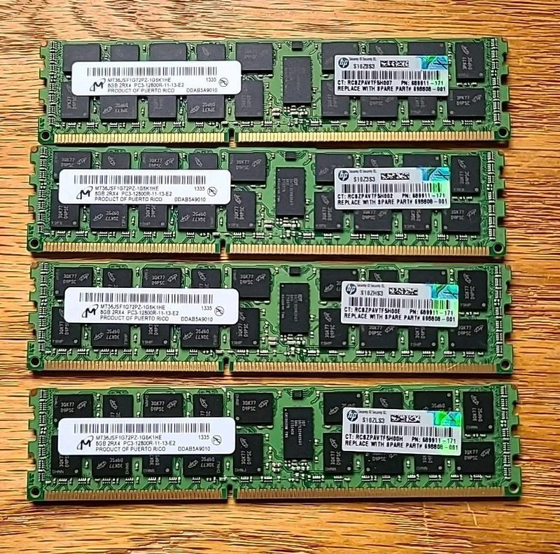 Модуль памяти Micron MT36JSF1G72PZ-1G6K1HE