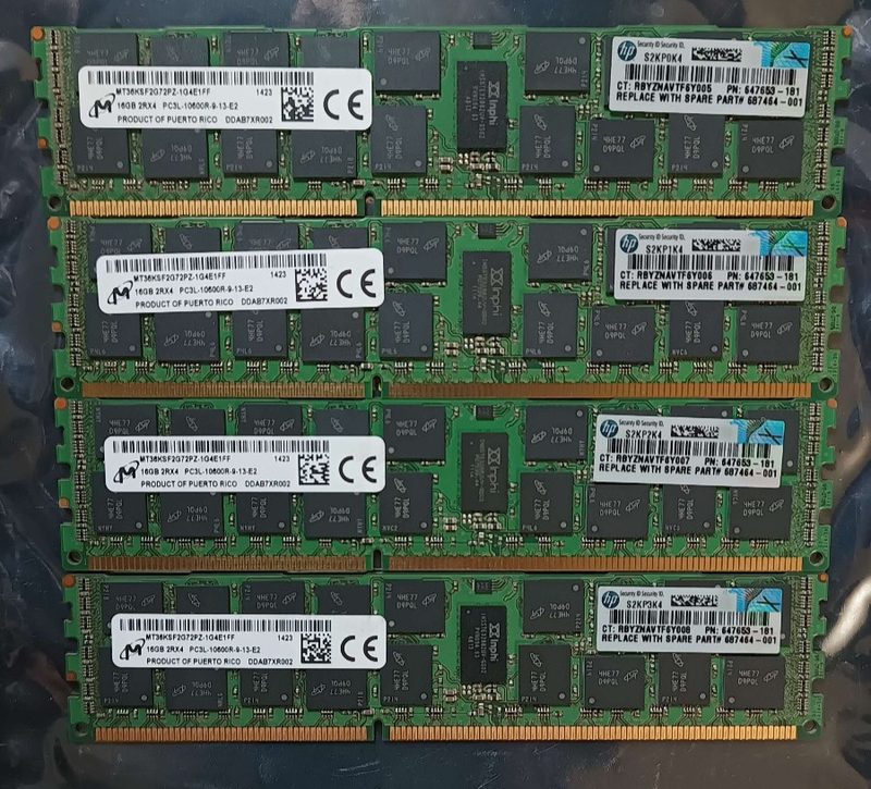 Модуль памяти HPE MT36KSF2G72PZ-1G4E1FF