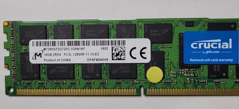 Модуль памяти Micron MT36KSF2G72PZ-1G6N1