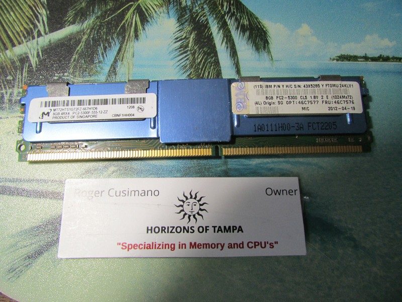 Модуль памяти Micron MT72HTS1G72FZ-667H1D6