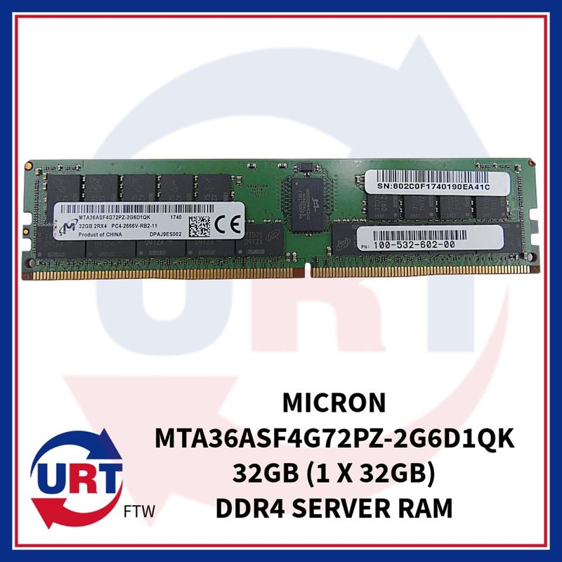 Модуль памяти Micron MTA36ASF4G72PZ-2G6D1