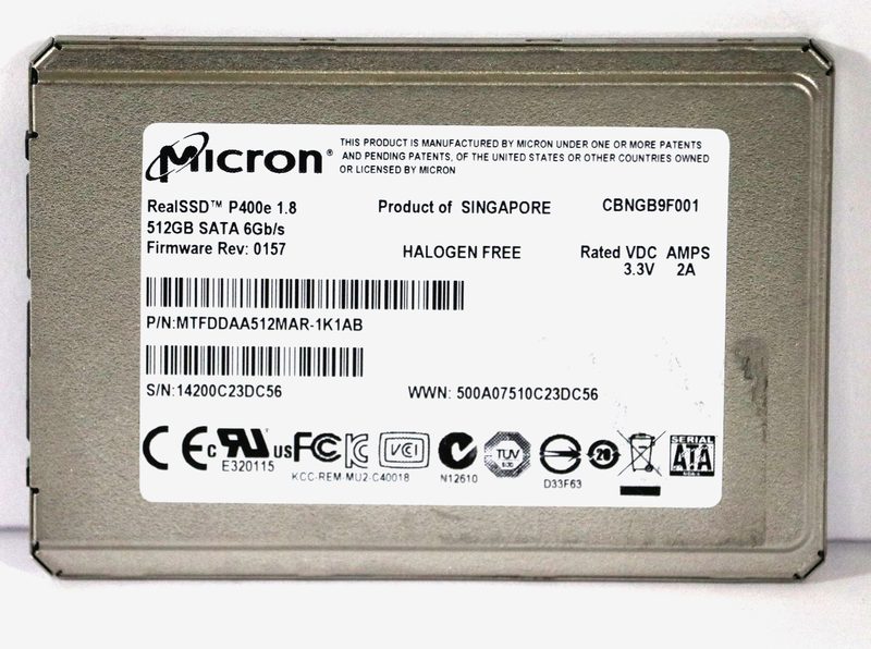 SSD-накопитель Micron MTFDDAA512MAR-1K1AB