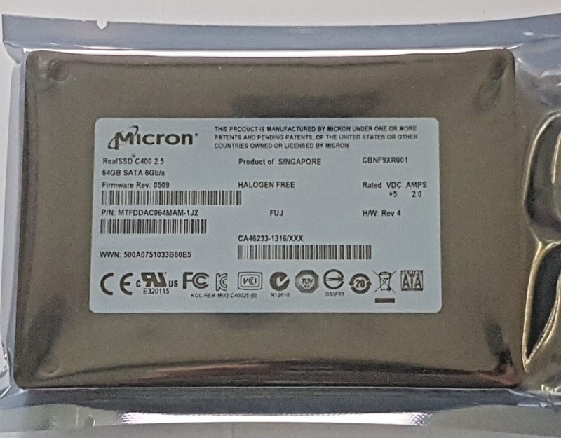 SSD-накопитель Micron MTFDDAC064MAM-1J2