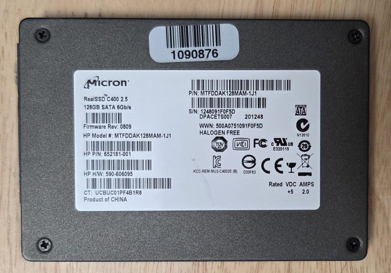 SSD-накопитель Micron MTFDDAK128MAM