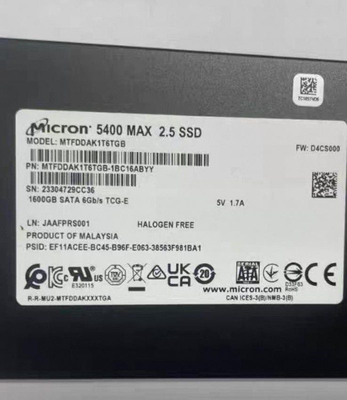 SSD-накопитель Micron MTFDDAK1T6TGB-1BC16ABYY