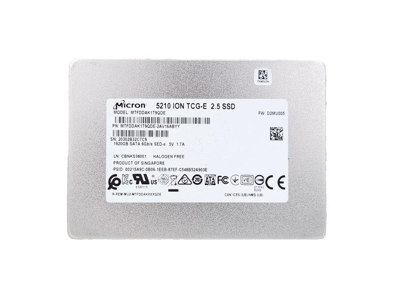 SSD-накопитель Micron MTFDDAK1T9QDE