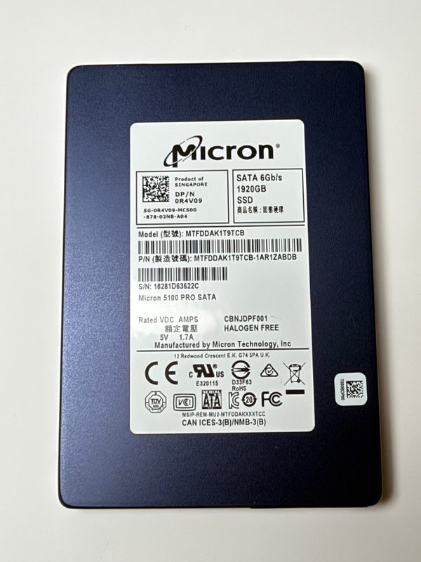 SSD-накопитель Micron MTFDDAK1T9TCB