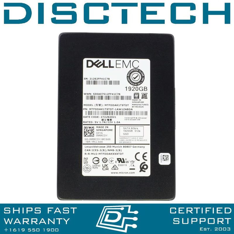 SSD-накопитель Dell MTFDDAK1T9TDT-1AW1ZABDA