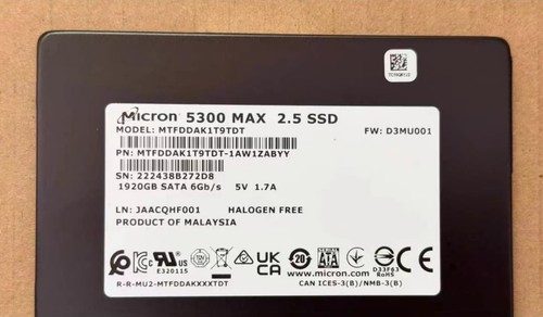SSD-накопитель Micron MTFDDAK1T9TDT-1AW1ZABYY