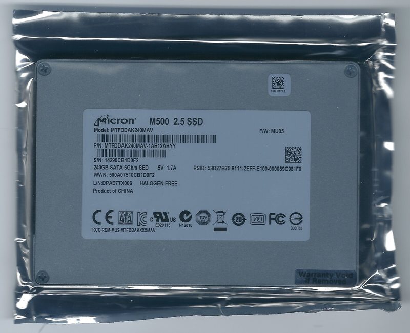 SSD-накопитель Micron MTFDDAK240MAV