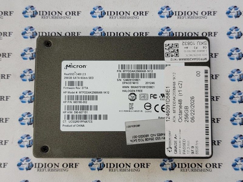 SSD-накопитель Micron MTFDDAK256MAM-1K12