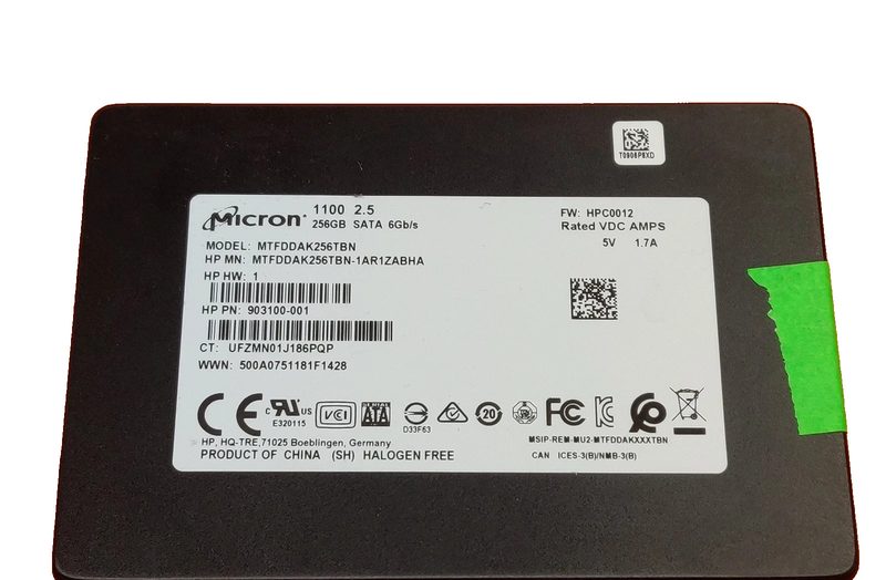SSD-накопитель Micron MTFDDAK256TBN-1AR1ZABHA