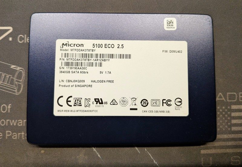 SSD-накопитель Micron MTFDDAK3T8TBY