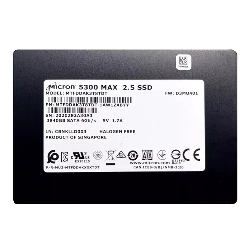 SSD-накопитель Micron MTFDDAK3T8TDT-1AW1ZABYY