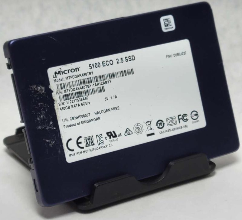 SSD-накопитель Micron MTFDDAK480TBY