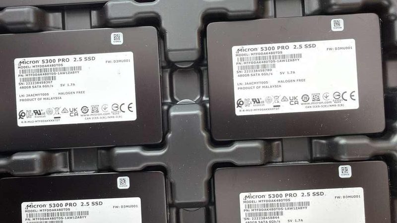 SSD-накопитель Micron MTFDDAK480TDS-1AW1ZABYY