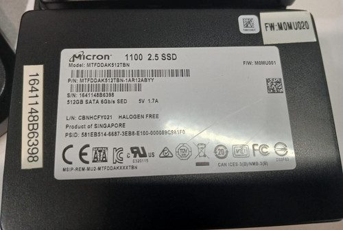 SSD-накопитель Micron MTFDDAK512TBN