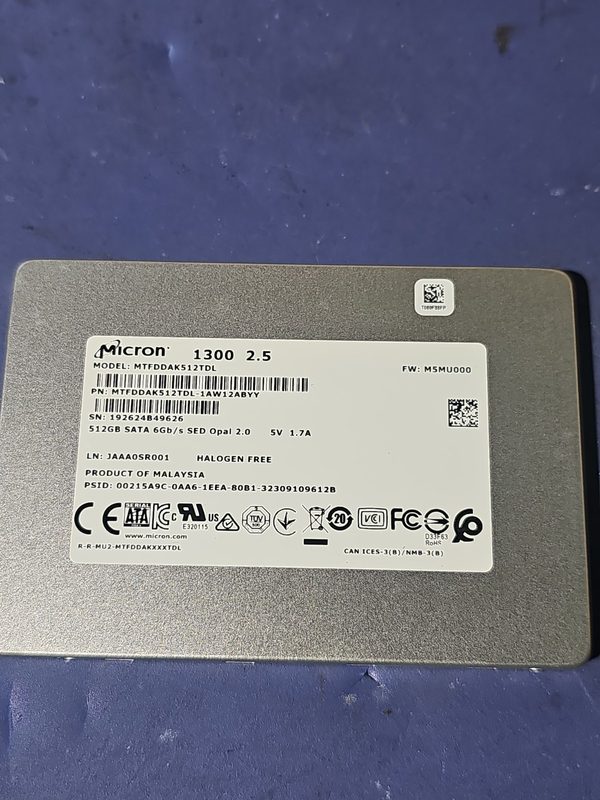 SSD-накопитель Micron MTFDDAK512TDL