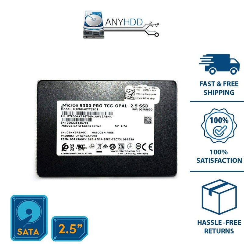 SSD-накопитель Micron MTFDDAK7T6TDS-1AW12ABM
