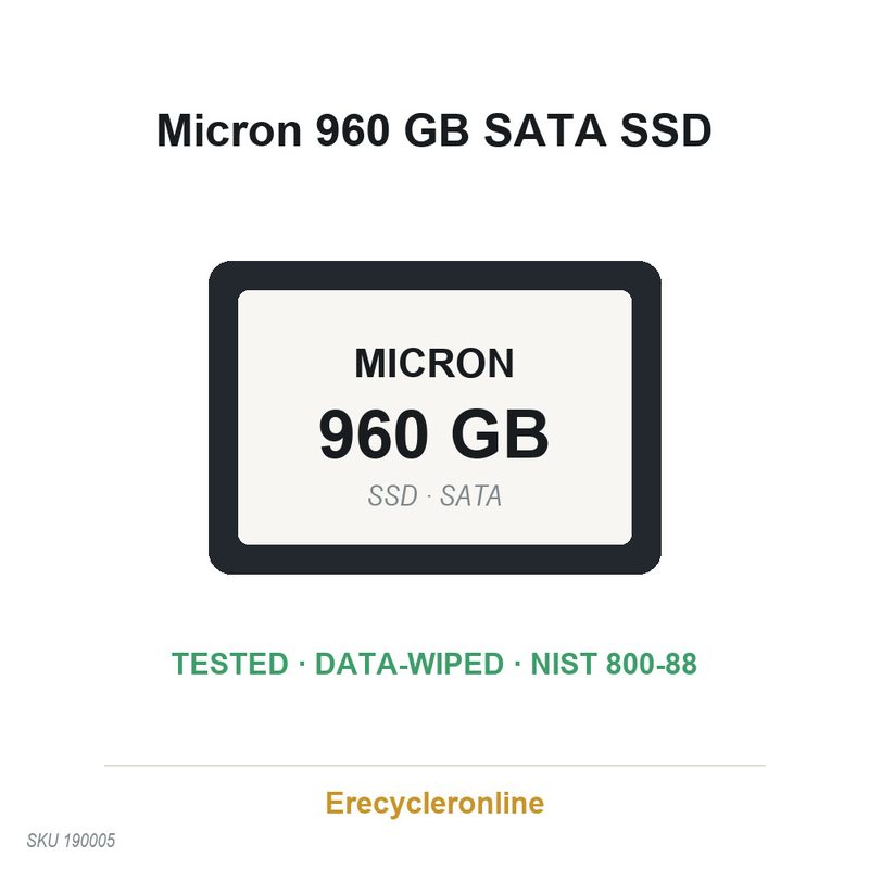 SSD-накопитель Micron MTFDDAK960TCC