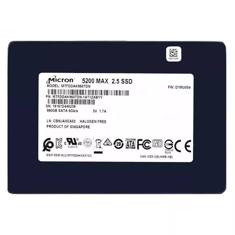 SSD-накопитель Micron MTFDDAK960TDN-1AT1ZABYY