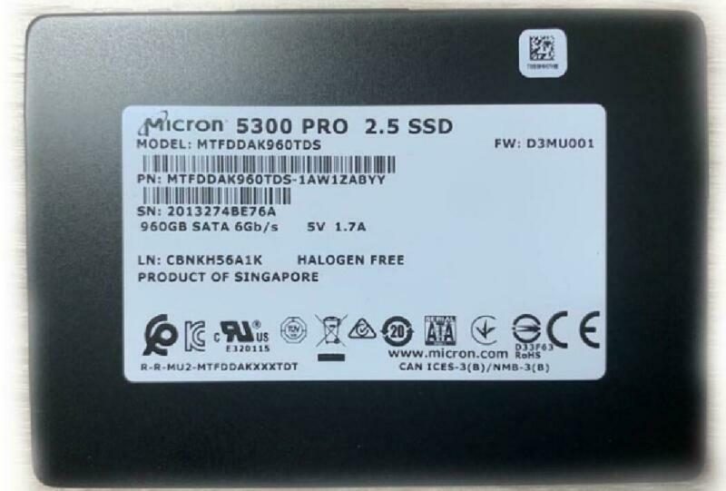 SSD-накопитель Micron MTFDDAK960TDS
