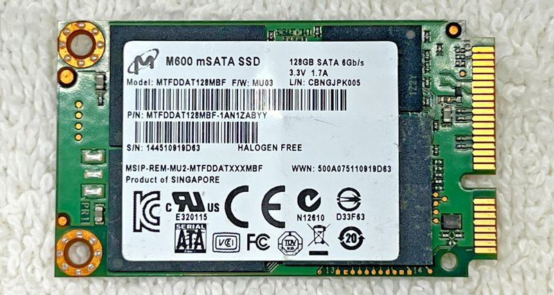 SSD-накопитель Micron MTFDDAT128MBF