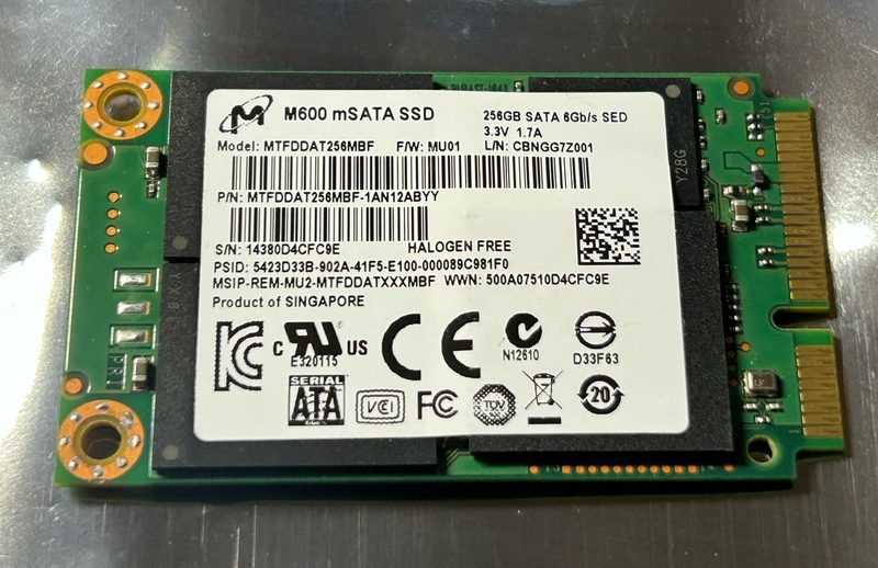 SSD-накопитель Micron MTFDDAT256MBF