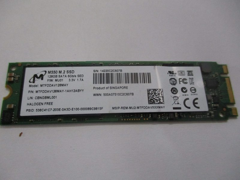 SSD-накопитель Micron MTFDDAV128MAY