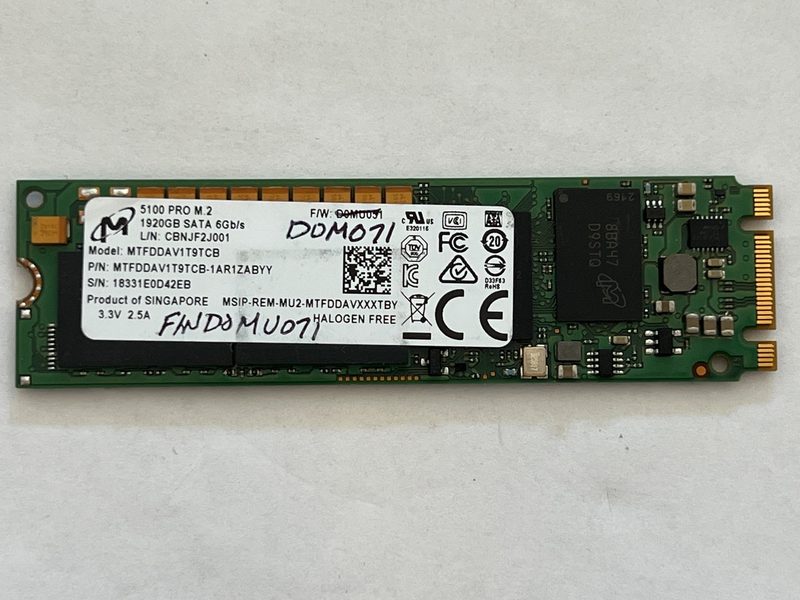 SSD-накопитель Micron MTFDDAV1T9TCB