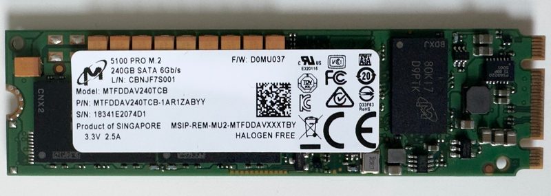 SSD-накопитель Micron MTFDDAV240TCB-1AR1ZABYY