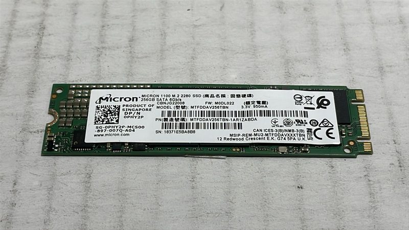 SSD-накопитель Micron MTFDDAV256TBN-1AR1ZABDA