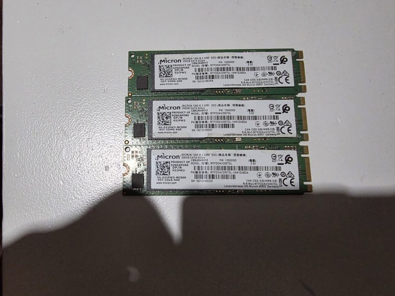 SSD-накопитель Micron MTFDDAV256TDL-1AW1ZABFA-WORKING
