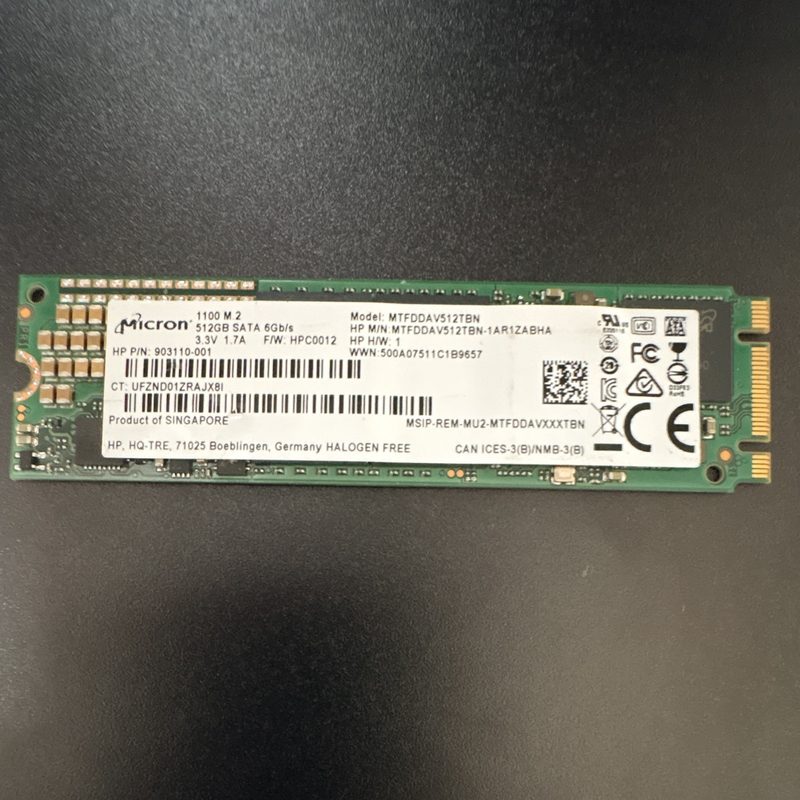 SSD-накопитель Micron MTFDDAV512TBN