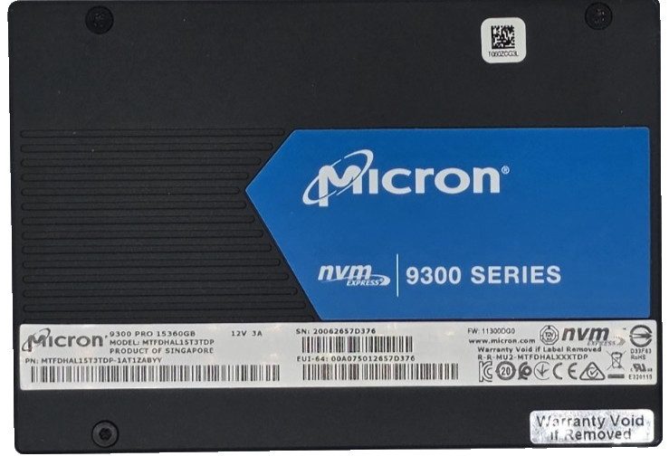 SSD-накопитель Micron MTFDHAL15T3TDP-1AT1ZABYY