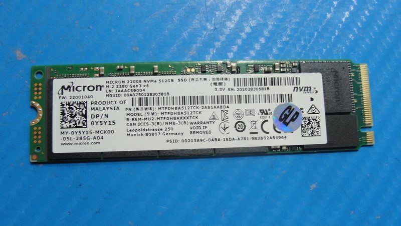SSD-накопитель Dell MTFDHBA512TCK-2AS1AABDA