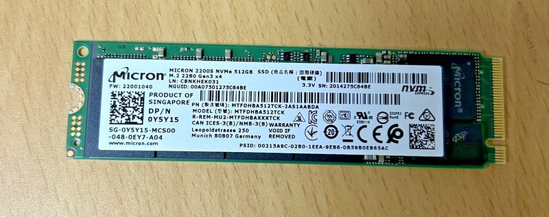 SSD-накопитель Micron MTFDHBA512TCK