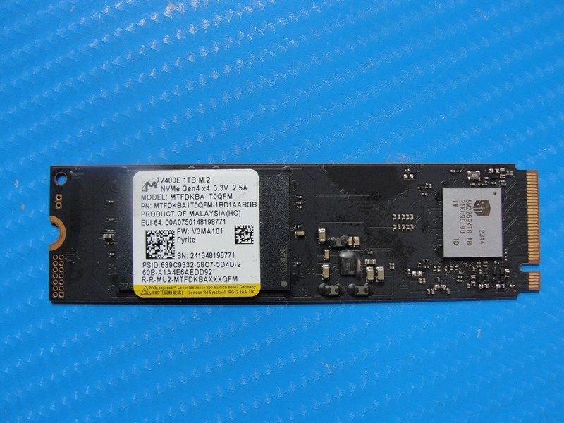 SSD-накопитель Micron MTFDKBA1T0QFM-1BD1AABGB