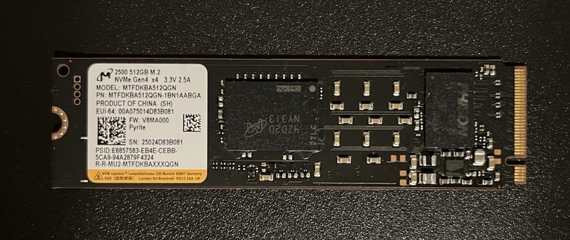 SSD-накопитель Micron MTFDKBA512QGN