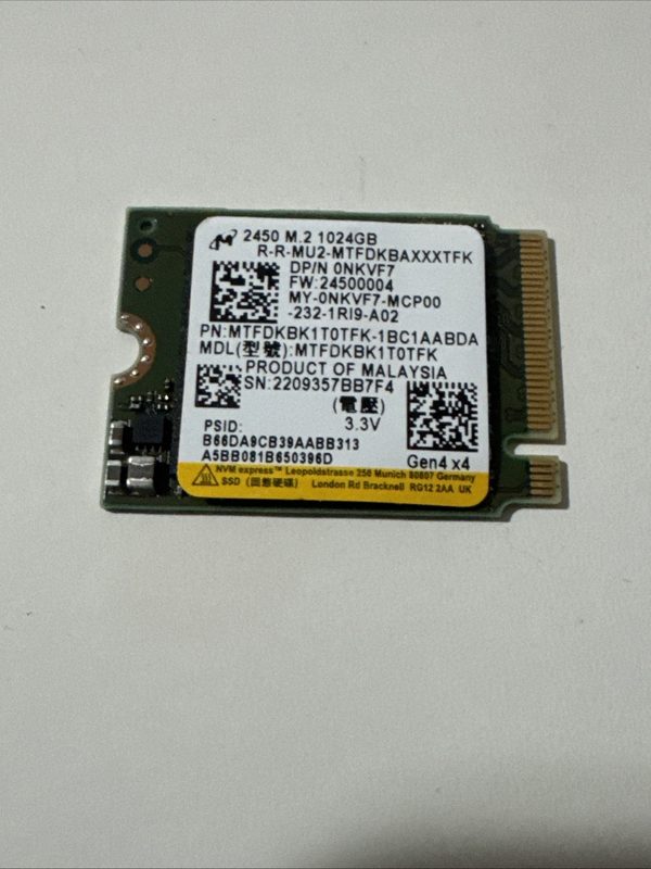 SSD-накопитель Micron MTFDKBK1T0TFK