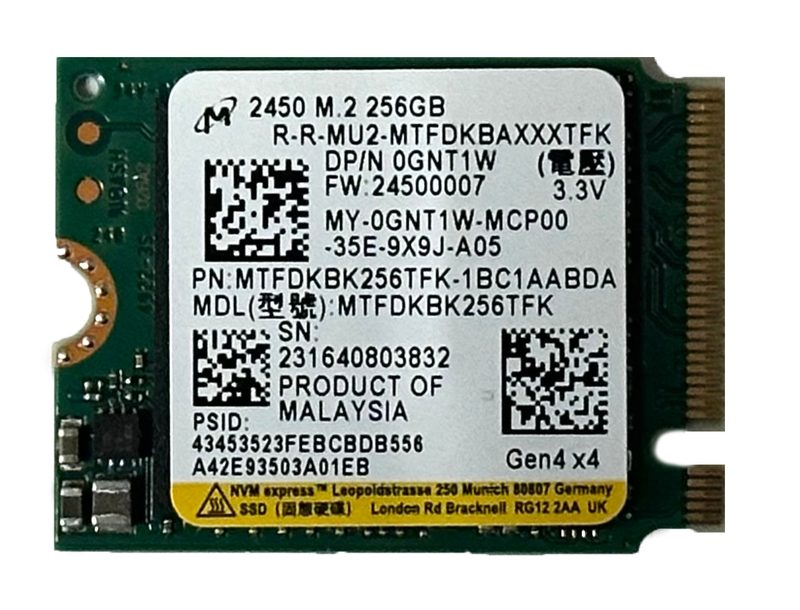 SSD-накопитель Micron MTFDKBK256TFK