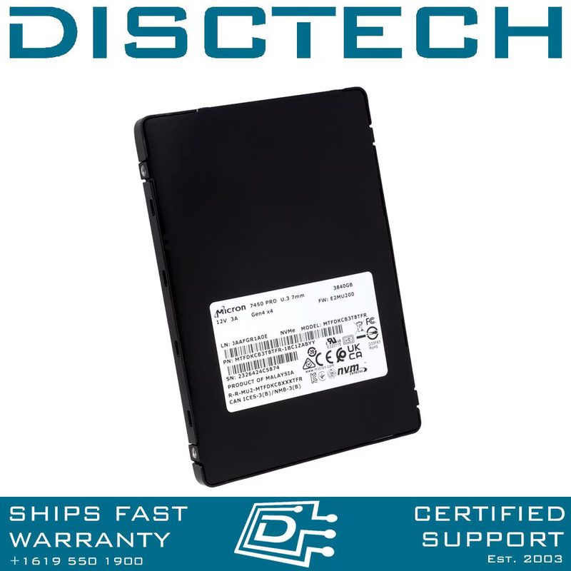 SSD-накопитель Micron MTFDKCB3T8TFR-1BC1ZABYY