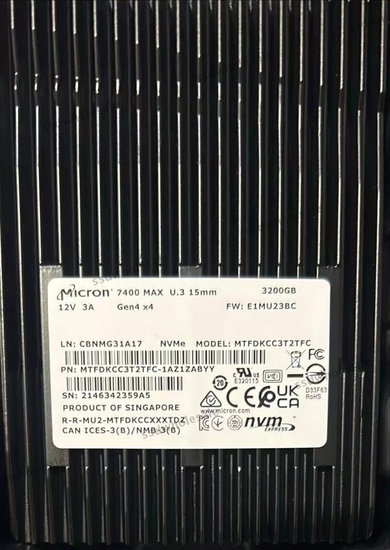 SSD-накопитель Micron MTFDKCC3T2TFC-1AZ1ZABYY