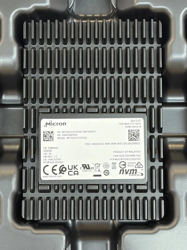 SSD-накопитель Micron MTFDKCC3T2TGQ-1BK1DABYY