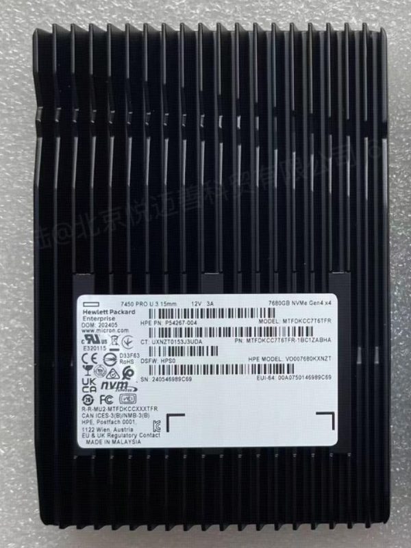 SSD-накопитель HPE MTFDKCC7T6TFR-1BC1ZABHA