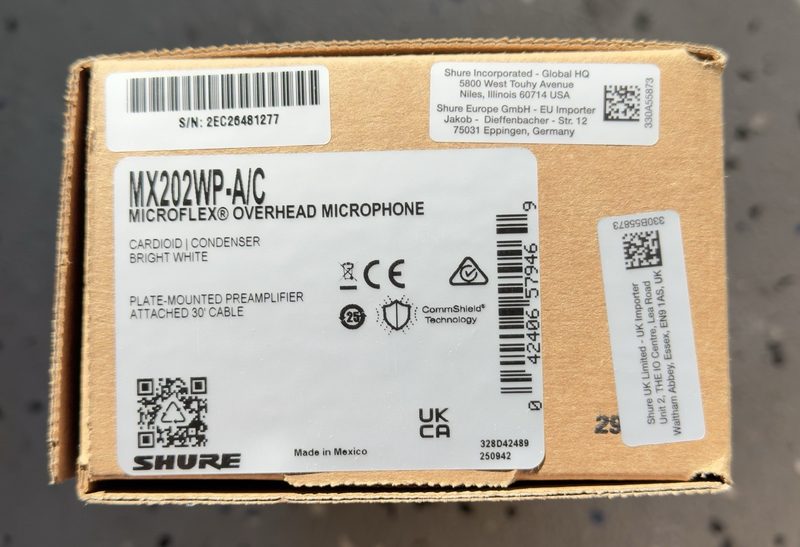 Микрофон MX202WP